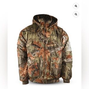 TrailCrest Boy's Medium Tactical Hoodie Jacket Insulated Warm Camo Hunting Gear